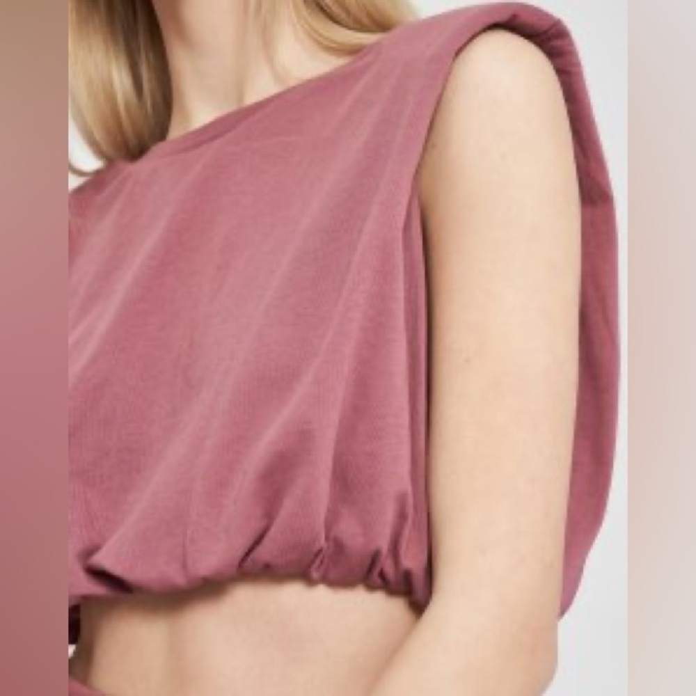 Zara Shoulder Pad Shirt